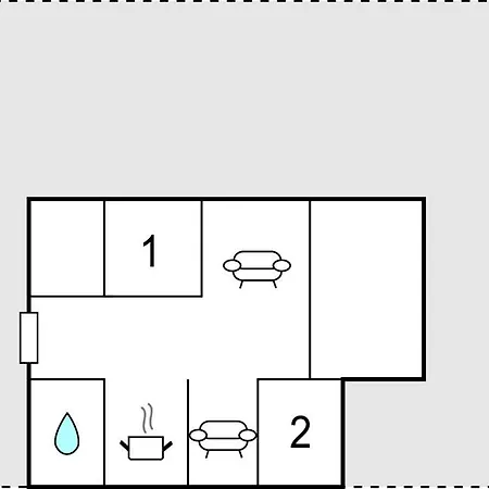 בית נופש Lovely In With Kitchen *